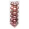 Christmas Atmosphera Plastic Bauble Set (18 Pc., 3 X 4.2 Cm, Pink)
