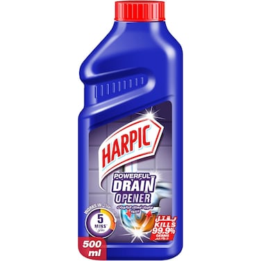 Harpic Powerful Drain Opener Cleaning Gel, 500 ml