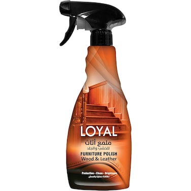 Loyal Furniture Polish Wood &amp; Leather 500ml, Protection-Clean-Brightness