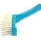 Clean Dish Brush With Square Bristles Scrub Brush With Durable Bristles For Kitchen Sink Dishes Pot Pan Size 25cm-Cyan&amp;White