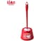 Liao Toilet Brush- D130034 Bristle Deep Cleaning Toilet Bowl Brushes for Toilet Bathroom Cleaning Red