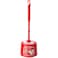 Liao Toilet Brush- D130034 Bristle Deep Cleaning Toilet Bowl Brushes for Toilet Bathroom Cleaning Red