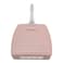 Parsian Plastic Carpet Brush 4Line Sweeper Manual Double Roller Sofa Debris Brush 30cm-Pink&amp;White