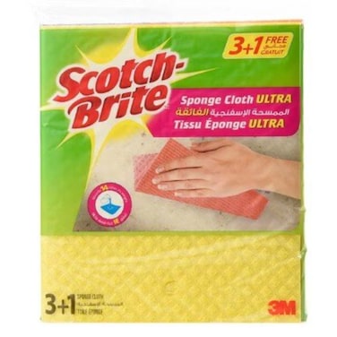 Sponge Cloth Ultra 18cm*20cm 3+1 units Multi-Color