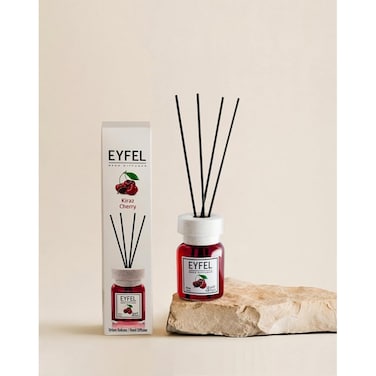 Eyfel Reed Diffuser for Home Cherry Reed Diffuser Set 4.00 fl oz Oil Diffuser Sticks Bathroom Diffuser