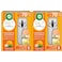 Air Wick Air Freshener Freshmatic Auto Spray Sparkling Citrus Gadget and Refill Eliminates Bad Odour like Cat Litter Smell 250 ml (Pack of 2)