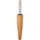 Cuisine Art Stainless Steel Peeler with Acacia Wood Handle-20cm-Silver &amp; Brown