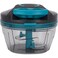 Royalford Handy Pull Chopper 500ml 4pcs SS Bladde Manual Food Processor Vegetable Chopper Teal