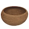 AKDC Rattan Round Fruit Basket Bowls Handwoven Storage Serving Baskets Wicker Organizer for Dinning Room-20CM