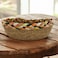 AKDC Storage Oval Basket for Nursery Decor Organizer Bins Storage Basket 25cmX19cmX9cm (Medium)