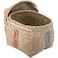 AKDC Rattan Bag W/Cover 15Cm X 18Cm X 14Cm Beige