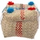 AKDC Rattan Bag W/Cover 15Cm X 18Cm X 14Cm Beige