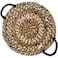 AKDC Rattan Basket W/Handle L 34Cm X 34Cm X 6Cm Multi