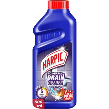 Harpic Powerful Drain Opener Cleaning Gel, 500 ml