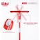 Liao Ao B130012 Window Cleaner with Metal Handle 12-Inch Cleaning Head Red/Grey