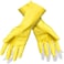 Multi-Purpose Vanilla Scented Latex Gloves Small Yellow/Blue 2 Pair