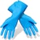 Multi-Purpose Vanilla Scented Latex Gloves Small Yellow/Blue 2 Pair