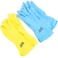Multi-Purpose Vanilla Scented Latex Gloves Small Yellow/Blue 2 Pair