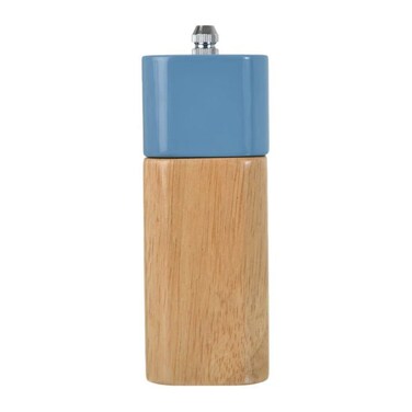 Tessie &amp; Jessie Salt/Papper Grinder Wooden Pattern Blue Cap