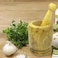 Raj Wooden Mortar And Pestle Set Wooden WMO003 Garlic Crusher Herbs Grinder-12CM