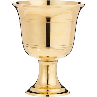 Raj Brass Mortar with Pestle - BMS002 Manual Garlic Crusher Spices Manual Grinder Chutney Maker Spices Mixer-12CM