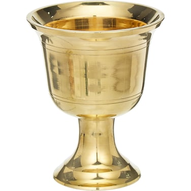 Raj Brass Mortar with Pestle - BMS001 Manual Garlic Crusher Spices Manual Grinder Chutney Maker Spices Mixer-10.5CM