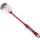Liao Cleaning Silicone Toilet Brush with Holder Ergonomic Handle 42cm - Red
