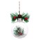Christmas Atmosphera Bauble W/Branches &amp; Berries (Assorted Colors/Designs, 9 X 9 X 12 Cm)