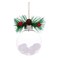 Christmas Atmosphera Bauble W/Branches &amp; Berries (Assorted Colors/Designs, 9 X 9 X 12 Cm)