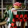 Christmas Tablecloth Check Pattern Red/Green 145X240 Cm