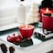Christmas Scented Candle In Metal Tin Apple-Shaped/Apple And Cinnamon Red 24 Hr
