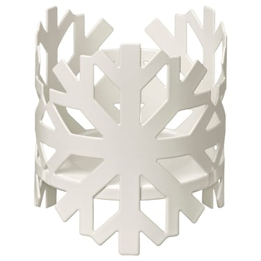Christmas Tealight Holder White 8 Cm