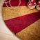 Christmas Door Mat Striped Coir/Red 50X90 Cm