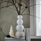 Christmas Vase Frosted Glass/White 32 Cm