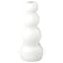 Christmas Vase Frosted Glass/White 32 Cm