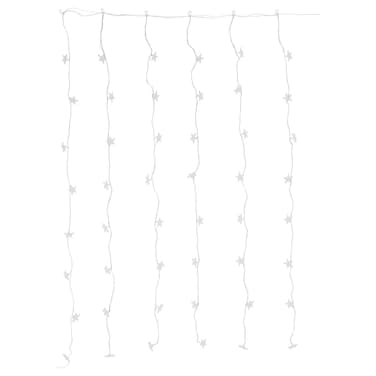 Christmas Led Lighting Curtain With 48 Lights Outdoor Star