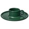 Christmas Cup With Saucer Dark Green 7 Cl