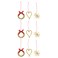 Christmas Tree Ornament Set Of 9 Straw