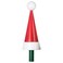 Christmas Top Spire Santa Claus Hat Red 26 Cm