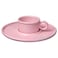 Christmas Cup With Saucer Pink 7 Cl