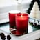 Christmas Scented Candle In Glass With Lid Orange And Clove/Red 40 Hr