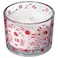 Christmas Scented Candle In Glass Candy Cane/White 50 Hr