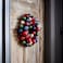Christmas Wreath Bauble Red/Green 38 Cm