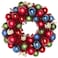 Christmas Wreath Bauble Red/Green 38 Cm