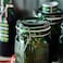 Christmas Jar With Lid Glass Green 1 L