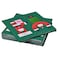 Christmas Paper Napkin Santa Claus Pattern Green 33X33 Cm 30 Pack