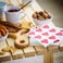 Christmas Paper Napkin Heart White/Red 33X33 Cm 30 Pack