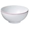 Christmas Bowl White/Red 13 Cm