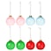 Christmas Tree Ornament Bauble Glass/Mixed Colours 6 Cm 8 Pack