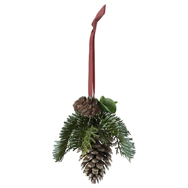 Christmas Artificial Hanging Decoration In/Outdoor/Pine Cone 14 Cm